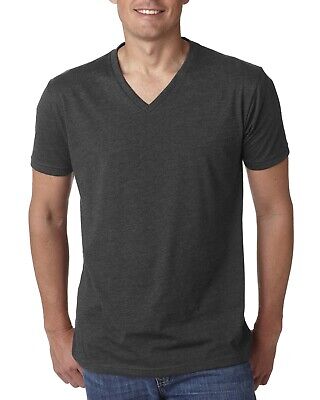 Next Level Apparel Men's 4.3 oz. CVC V-Neck Short Sleeves T-Shirt 6240