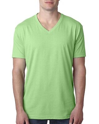 Next Level Apparel Men's 4.3 oz. CVC V-Neck Short Sleeves T-Shirt 6240