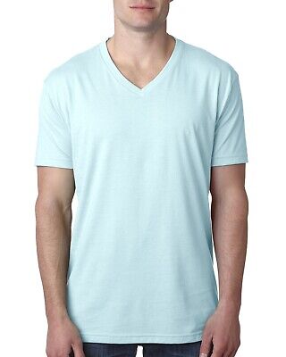 Next Level Apparel Men's 4.3 oz. CVC V-Neck Short Sleeves T-Shirt 6240