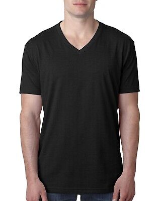 Next Level Apparel Men's 4.3 oz. CVC V-Neck Short Sleeves T-Shirt 6240