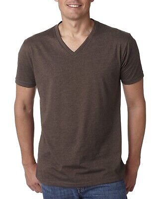 Next Level Apparel Men's 4.3 oz. CVC V-Neck Short Sleeves T-Shirt 6240