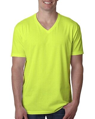 Next Level Apparel Men's 4.3 oz. CVC V-Neck Short Sleeves T-Shirt 6240