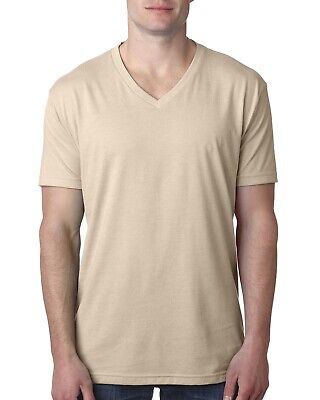 Next Level Apparel Men's 4.3 oz. CVC V-Neck Short Sleeves T-Shirt 6240