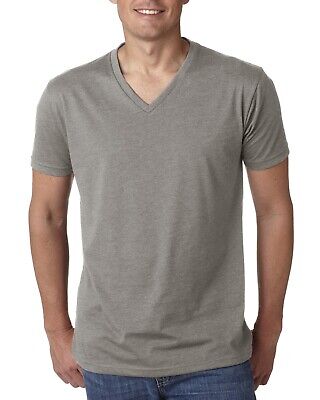 Next Level Apparel Men's 4.3 oz. CVC V-Neck Short Sleeves T-Shirt 6240