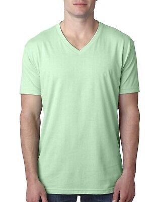 Next Level Apparel Men's 4.3 oz. CVC V-Neck Short Sleeves T-Shirt 6240