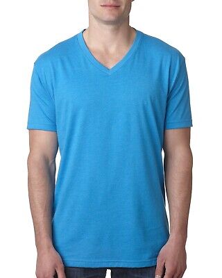 Next Level Apparel Men's 4.3 oz. CVC V-Neck Short Sleeves T-Shirt 6240