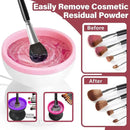 Portable Automatic USB Electric Makeup Brush Cosmetic Brush Cleaner Tools For All Size Brushes Set