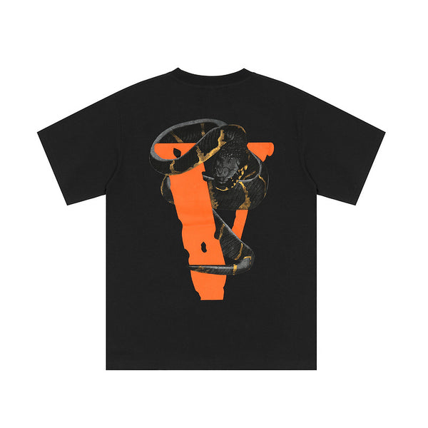 Python T-shirt Loose fashion brand short sleeve T-shirt for men and women couples