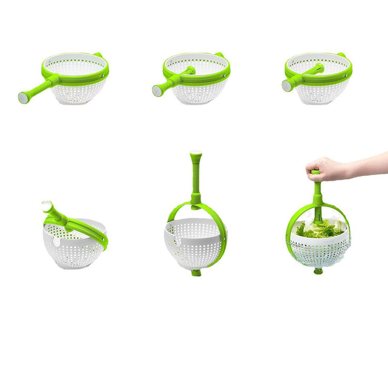 Kitchen Vegetable Rotation Drainer home wash vegetables stranner