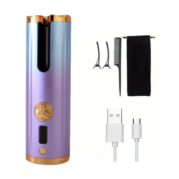 Automatic USB portable curling iron automatic charging