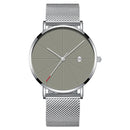 Simple calendar male creative waterproof quartz watch