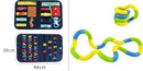 Children's Busy Board Dressing Buttoning Learning Baby Early Education Preschool Sensory Learning Toy