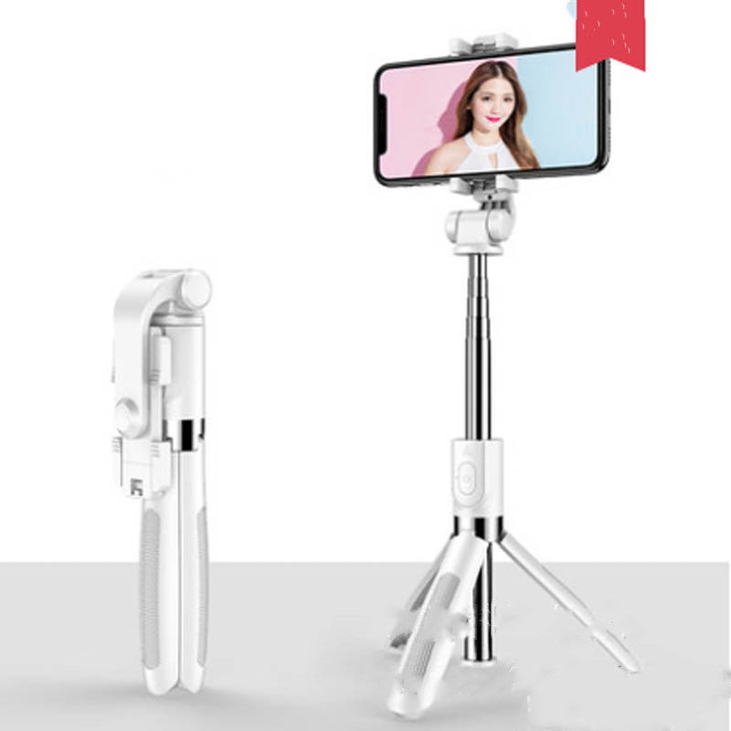 Tripod Selfie Universal Mobile Stick Live Triangle Bracket Compatible with Apple,