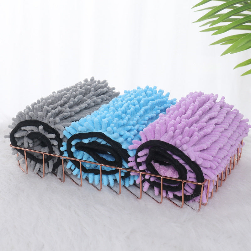 Dogs Cats Towels Super Absorbent Microfiber Bathrobe Bath Quick-Drying