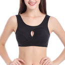 Plus Size Women Bra Ladies Cotton Quake-Proof Underwear Sleep Tops No Buckles No Wire Lingerie With Removable Padded