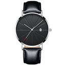 Simple calendar male creative waterproof quartz watch