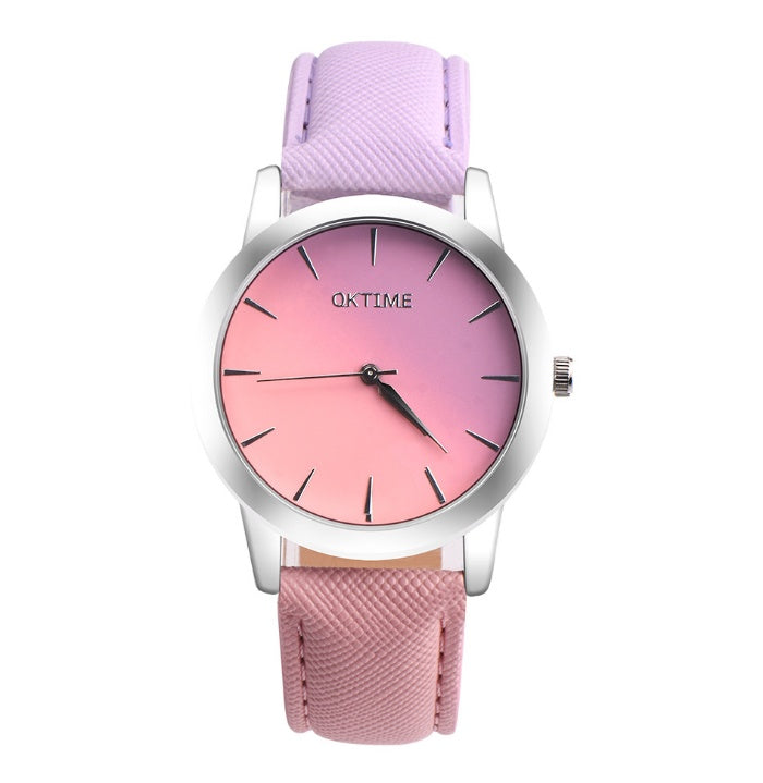 Fashion Casual Retro Rainbow Design Women Analog Quartz Wrist watches