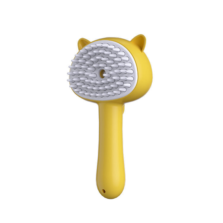 Hair Cleaning With Mist Multifunctional Cat Grooming Rechargeable Self Cleaning Slicker Brush