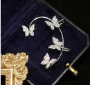 Fashion Earring Butterfly Ear Clip And Ear Hook