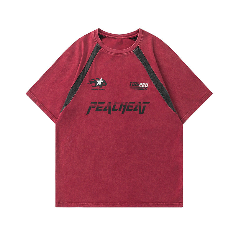 FIRE STAR - Oversized Print T-Shirt