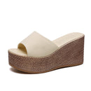 Chaussures pour femme avec semelles en mousse, semelles épaisses de 9 cm et 7 cm, sandales pour femme