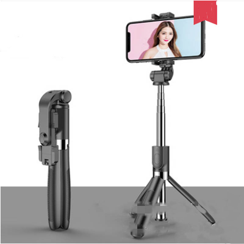 Tripod Selfie Universal Mobile Stick Live Triangle Bracket Compatible with Apple,