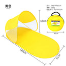 Quick-opening fully automatic camping, beach outdoor portable sun protection tent
