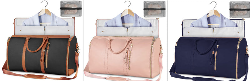 Large Capacity Travel Duffle Bag Women's Handbag Folding Suit Waterproof Bag
