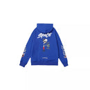 Chrome Heart Doodles Mattyboy's spiderweb print loose hooded thick long-sleeved hoodie