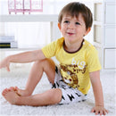 Cartoon Clothing Baby Boy Girl Summer Clothes T-shirt Baby Casual Sets