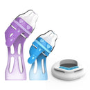 Glass Baby Bottle Straw Drop-resistant Drink Bottles for Baby