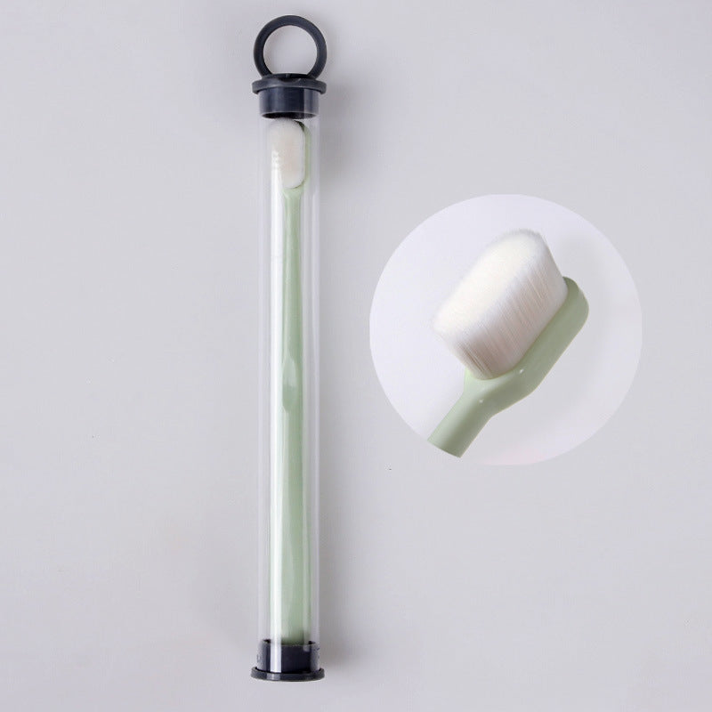 Ultra-fine Toothbrush Super Soft Bristle Deep Cleaning Brush Portable