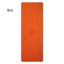 Yoga mat PU rubber luxury mat, women, anti-slip professional fitness mat