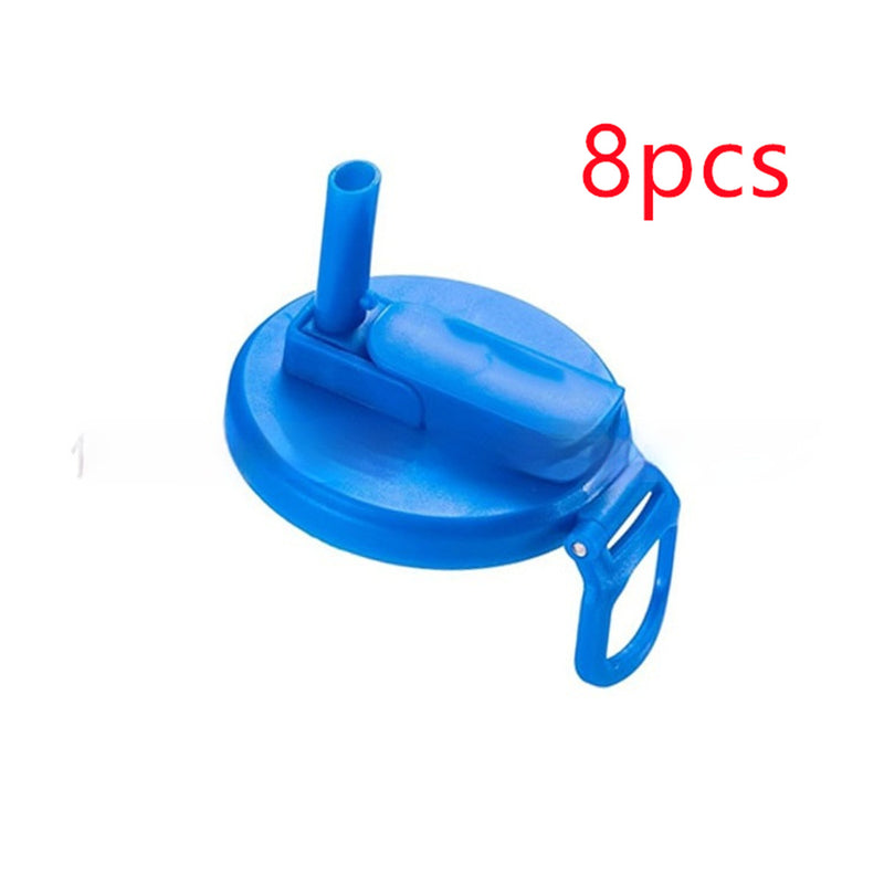 Soda Cola Can Lid with Straw Reusable Can Stopper For Soda Beer Drinks Juice Fits Standard Coke Can