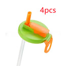 Soda Cola Can Lid with Straw Reusable Can Stopper For Soda Beer Drinks Juice Fits Standard Coke Can