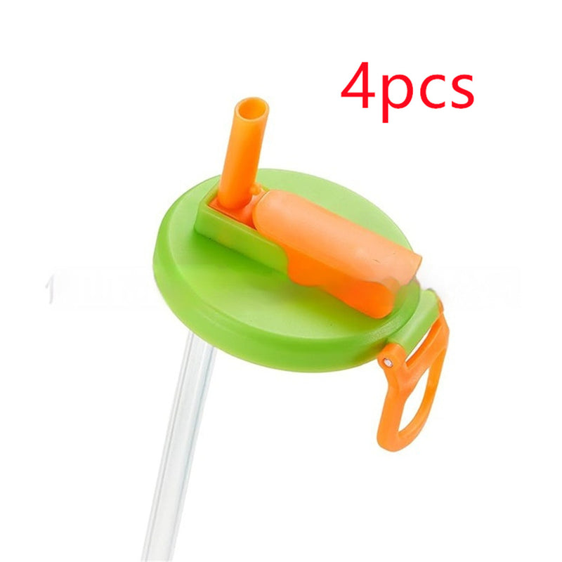 Soda Cola Can Lid with Straw Reusable Can Stopper For Soda Beer Drinks Juice Fits Standard Coke Can
