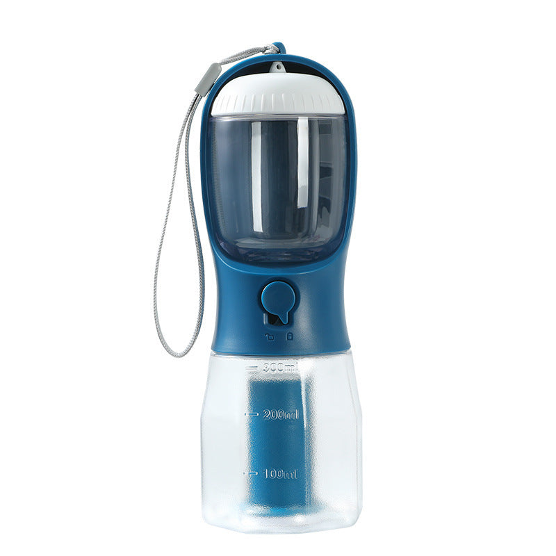 Dog Drinking Food Water Cup Garbage Bag Three-in-one Portable Small Multi-functional Holder