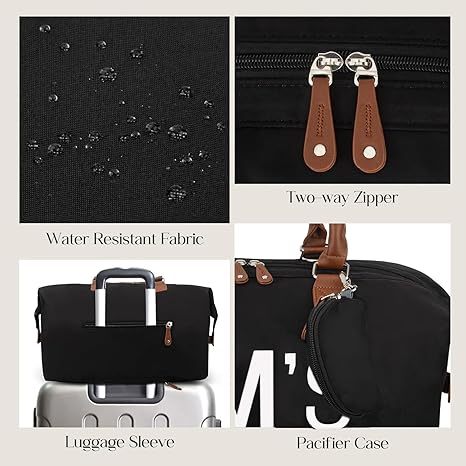 Weekender Bag For Women, Travel Duffel Bag Gym Bag Girls 3Pcs Set