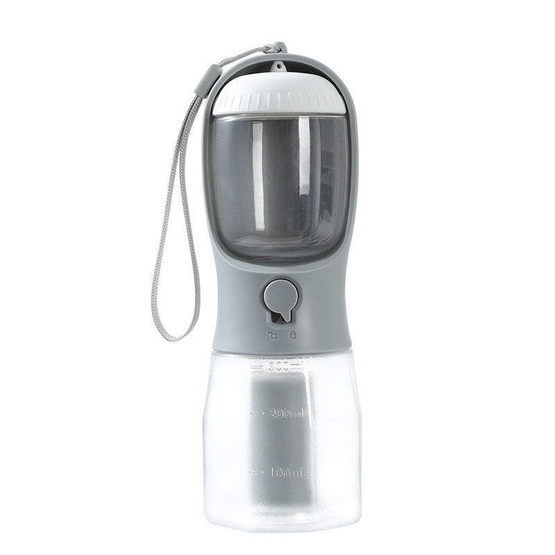 Dog Drinking Food Water Cup Garbage Bag Three-in-one Portable Small Multi-functional Holder