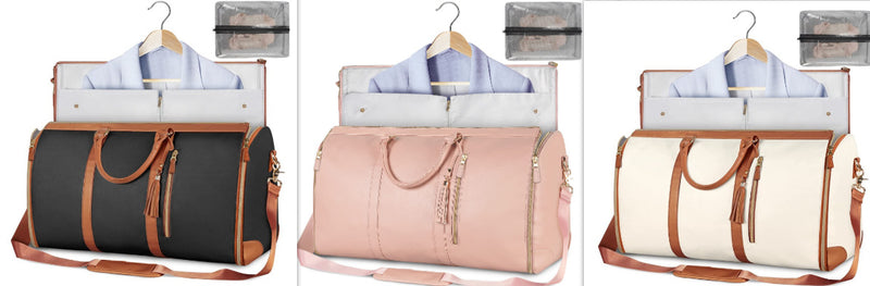Large Capacity Travel Duffle Bag Women's Handbag Folding Suit Waterproof Bag