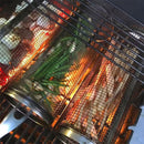 Portable Rolling Grilling BBQ Metal Basket