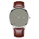 Simple calendar male creative waterproof quartz watch