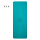Yoga mat PU rubber luxury mat, women, anti-slip professional fitness mat