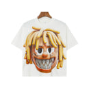 Summer new fashion brand cartoon print boys and girls street short-sleeved T-shirt