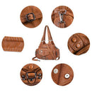 Vintage High Quality Leather Luxury Handbag