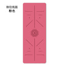 Yoga mat PU rubber luxury mat, women, anti-slip professional fitness mat