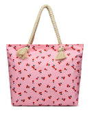 Art Flower Pattern  Waterproof Sand proof Beach Bags For Women