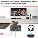 TV Wireless Headphones On-ear Bass Headphones