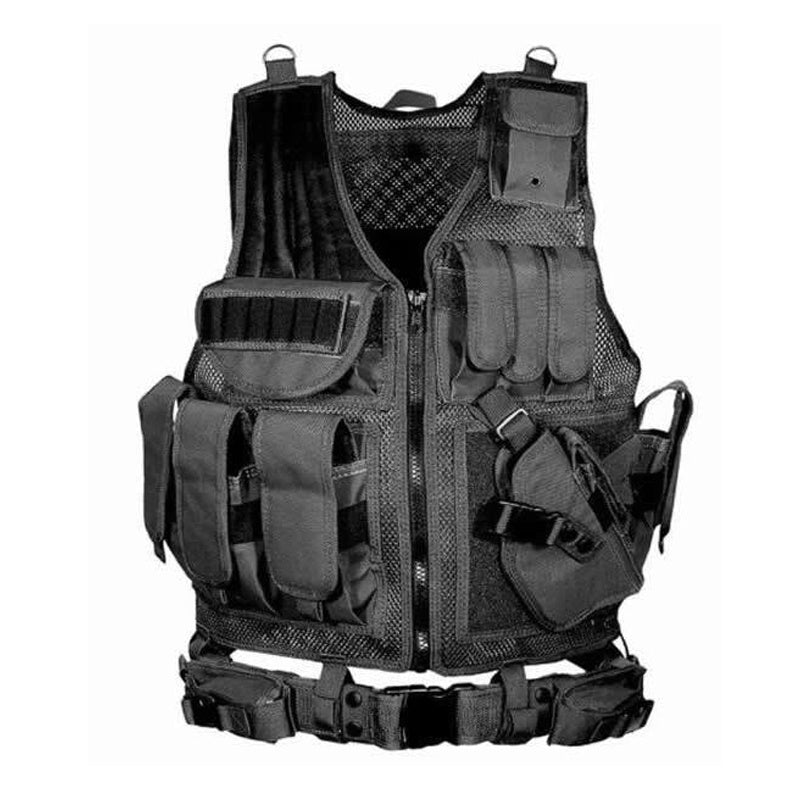Tactical Military Combat Army Armor Vests Molle Airsoft Plate Carrier Swat Outdoor Hunting Vest