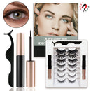 7 Pairs of Mixed Liquid Magnetic Eyeliner False Eyelash Set glue-free magnetic lashes